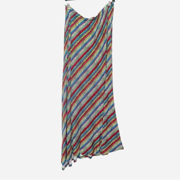 KAKTUS DIAGONAL MULTICOLOR MAXI SKIRT SIZE L - Picture 2 of 10